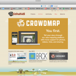 Image of Ushahidi webpage